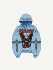 Artist hand-painted horror sweatshirt