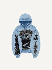 Dark style hip-hop sweatshirt