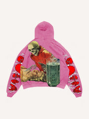 Pirate red lips sexy beauty sweatshirts