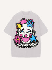 Cute Clown Artist Washed T-shirt