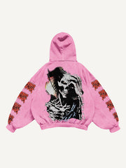 Hell Devil Dark Style Printed Sweatshirt