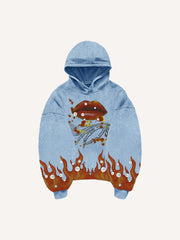 Holy Cross Flame Skull Rap Sweatshirt