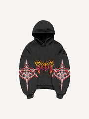 Double Flag Lion Hand-Painted Limited Edition Sweatshirt