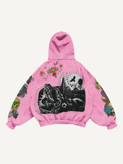 Statue of Liberty trendy distressed sweatshirt