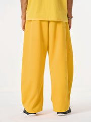 Fleece Vintage Side Stripe Drape Paratrooper Machete Wide Leg Pants - 2488