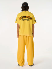 Fleece Vintage Side Stripe Drape Paratrooper Machete Wide Leg Pants - 2488