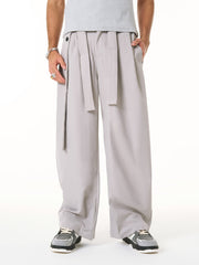 Pleated Belted Machete Track Pants