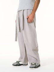 Pleated Belted Machete Track Pants