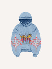 Double Flag Lion Hand-Painted Limited Edition Sweatshirt