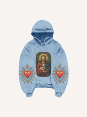 Believe in God and be with me trendy print pattern