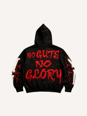 Two-tone skull cool goddess high-definition printed sweatshirt