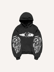 Horror Human Skin Eye Totem Sweatshirt
