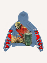 Pirate red lips sexy beauty sweatshirts