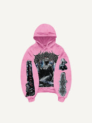 Dark style hip-hop sweatshirt