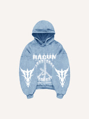 Skull AK hand-painted hip-hop sweatshirt