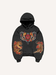 Japanese totem Hannya color totem sweatshirt