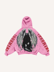 Angels Everywhere Print Sweatshirt