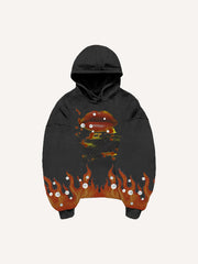 Holy Cross Flame Skull Rap Sweatshirt