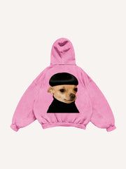 Dirty braids handsome hip-hop funny trendy sweatshirt