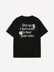 Time Treats You Gently Printed Short Sleeve
