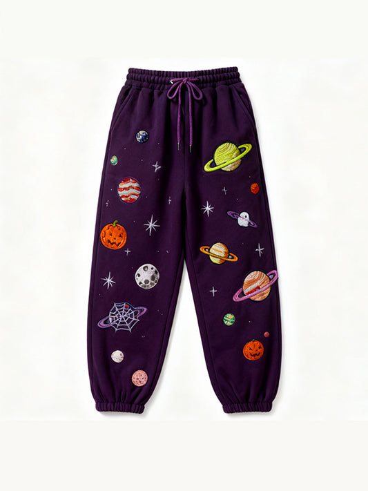 We are from the Happy Planet! Patchwork Y2K Trousers