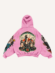 Mermaid Tattoo Retro Fashion Sweatshirt