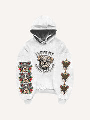 Cute Dog Tattoo Memorial Sweatshirt