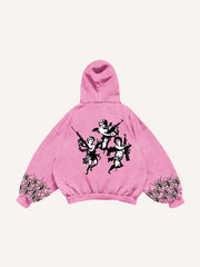 Who is the hunter or the prey Trendy printed sweatshirt