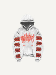 Hell Devil Dark Style Printed Sweatshirt