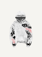 Angel and Devil is Son Hand-painted Trendy Bat Sweatshirt