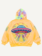 Were the pyramids built by aliens Loose hooded sweatshirt