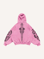 Horror Human Skin Eye Totem Sweatshirt