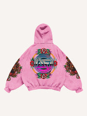 Creative Sexy Retro Girl Bomb Print Sweatshirt