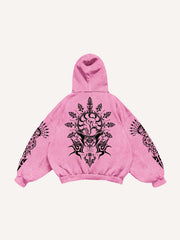 Retro God of Wealth Totem Sweatshirt