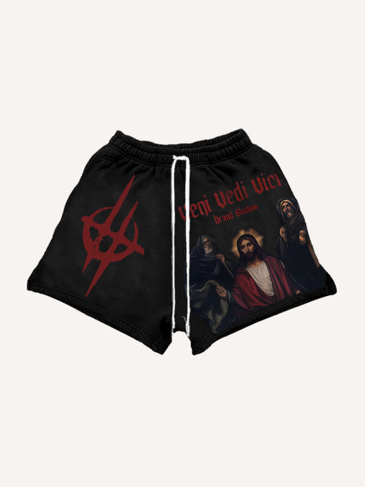 Holy Light High-End Street Fashion Shorts