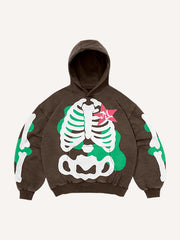 Trendy hip-hop gold chain rap trousers