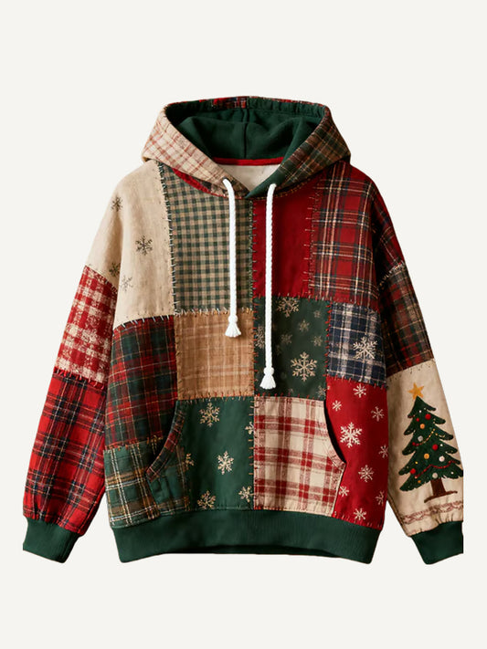 Fully stitched high-definition printed Christmas sweatshirt