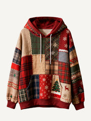 Christmas tree splicing festive reunion joy sweatshirt