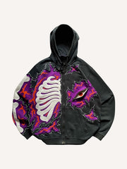 Hand-stitched Dark Eyes Handsome Sweatshirt