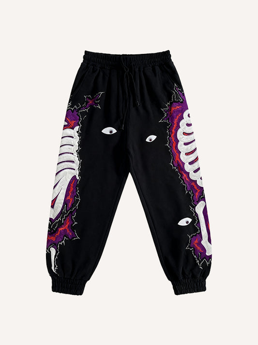 Hand-stitched Dark Eyes handsome trousers