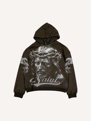 Christ weeps for the pitiful masses hoodie