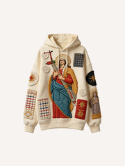 No Place To Hide For The Wicked Print Hoodie