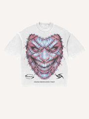 I will Be Watching You Horror Print T-Shirt