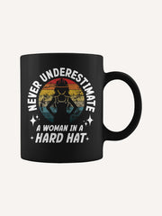 In Construction Female Construction Worker Contractor Coffee Mug