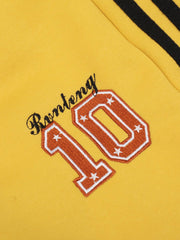 Fleece Vintage Side Stripe Drape Paratrooper Machete Wide Leg Pants - 2488