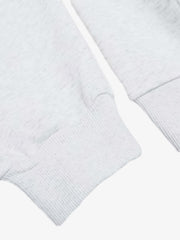 Letter Medal Embroidered Cardigan Fur Collar Hooded Sweatshirt