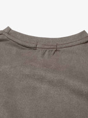 Thorn Embroidery Suede T-Shirt