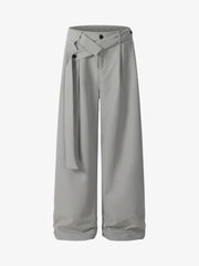 Pleated Belted Machete Track Pants