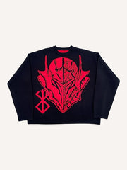 Cool Knitted Armor Butler Sweater