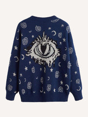 All-Seeing Eye Knitted Warm Sweater